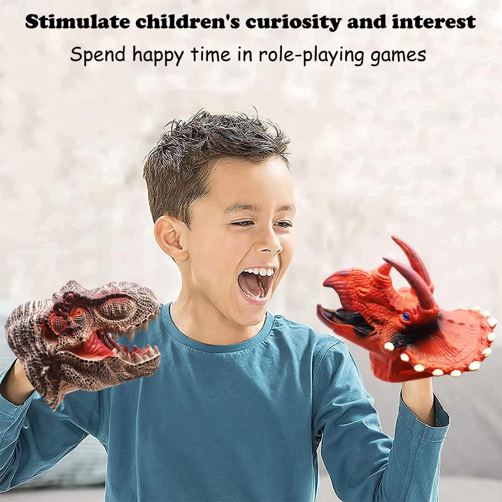 PATPAT Dinosaur Toys Hand Puppet, Puppet Toys for Kids, Soft Rubber Realistic Tyrannosaurus Puppet Dino Toys for Kids Boys Girls Role Play(Bronze T-rex) PATPAT Dinosaur Toys Hand Puppet, Puppet Toys for Kids, Soft Rubber Realistic Tyrannosaurus Puppet Dino Toys for Kids Boys Girls Role Play(Bronze T-rex)